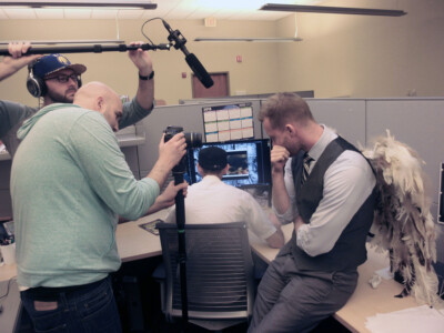 Josh Stetson (Sound/Grip) - Dylan Cahall (Director) - Ben Cahall (Sam Yaza) - Cody Brooks (Gabe) / Guardian Derangel